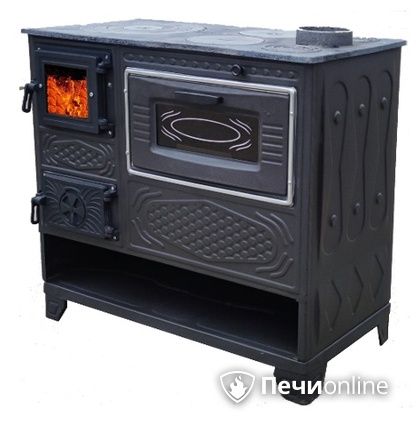 Отопительно-варочная печь МастерПечь ПВ-05С с духовым шкафом, 8.5 кВт в Красноярске